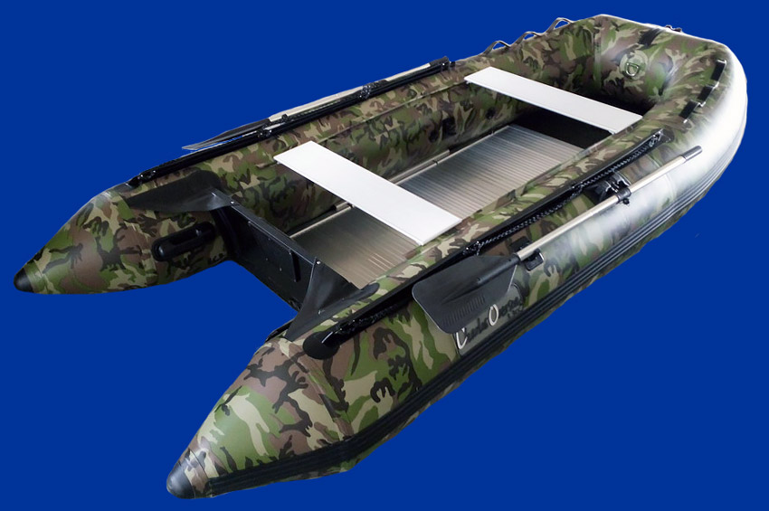 Bateau pneumatique camou 3.3cc Charles Oversea